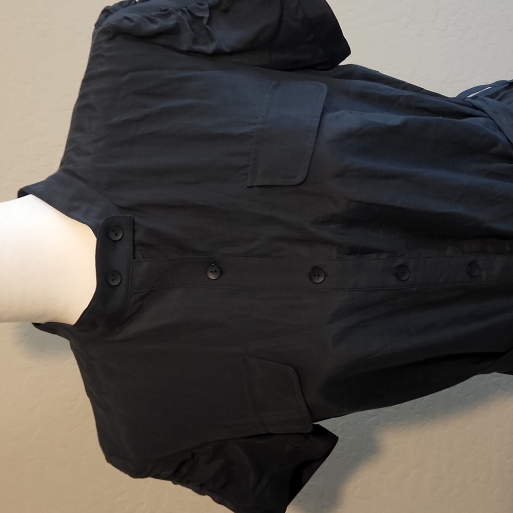 Laundry By Design Black Silk Cotton Blend - Size 12 (fits like 8/10 Junior) - Picture 5 of 16